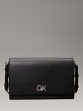 Calvin Klein Logo Shoulder Bag, Black