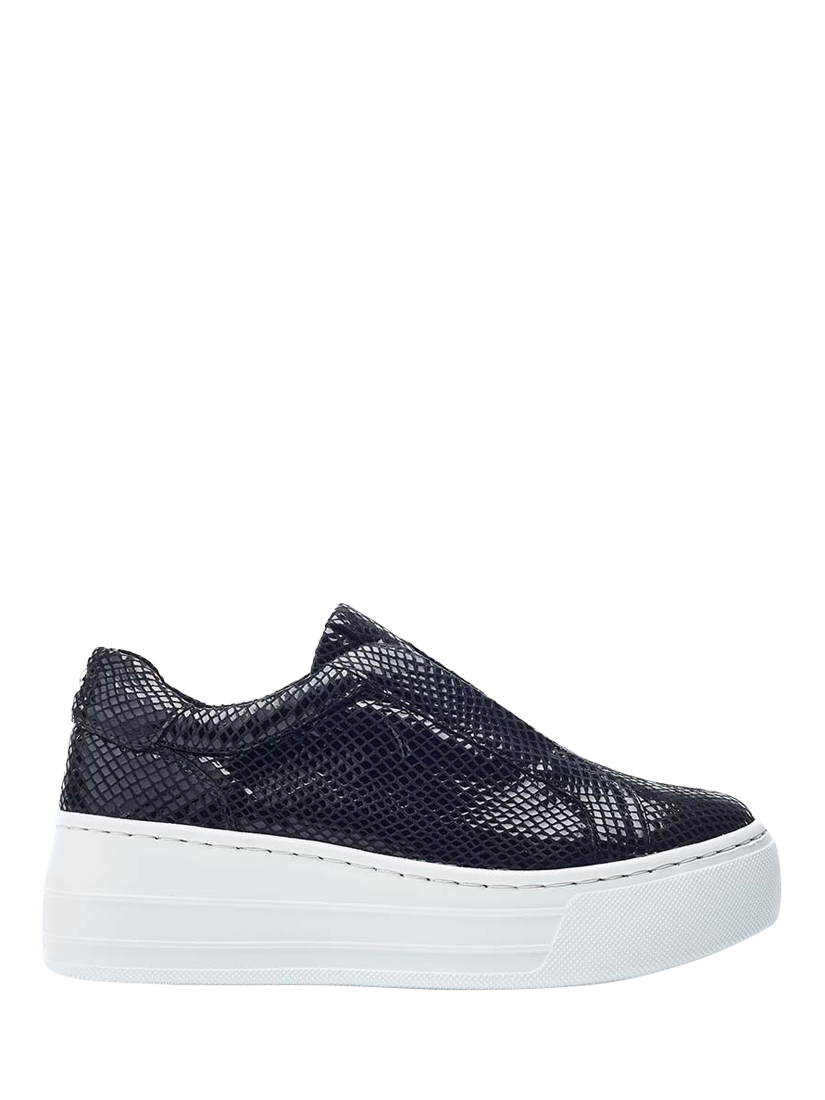 Moda in Pelle Aubine Leather Lace Less Chunky Trainers