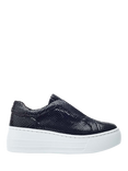 Moda in Pelle Aubine Leather Lace Less Chunky Trainers