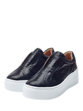 Moda in Pelle Aubine Leather Lace Less Chunky Trainers