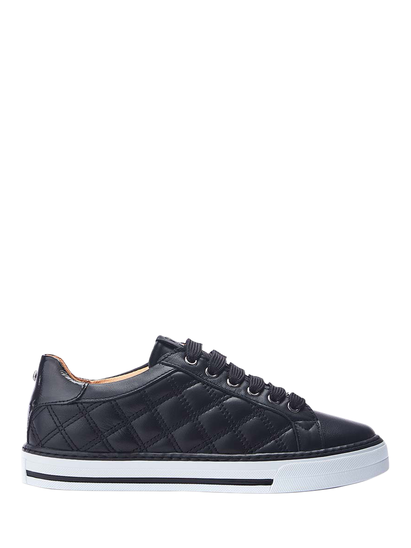 Moda in pelle black trainers online