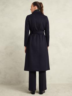 Hobbs Petite Livia Wool Coat - view 2, Navy