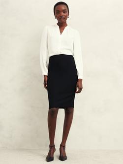 Hobbs Petite Maya Pencil Skirt, Black, Black