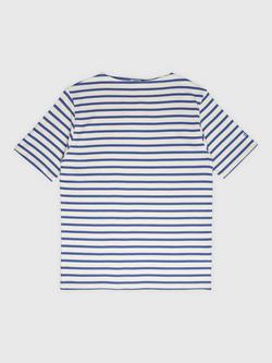 Armor Lux Cotton Regular Fit Long Sleeve Stripe T-Shirt, Nature/Obscure - view 2, Nature/Obscure