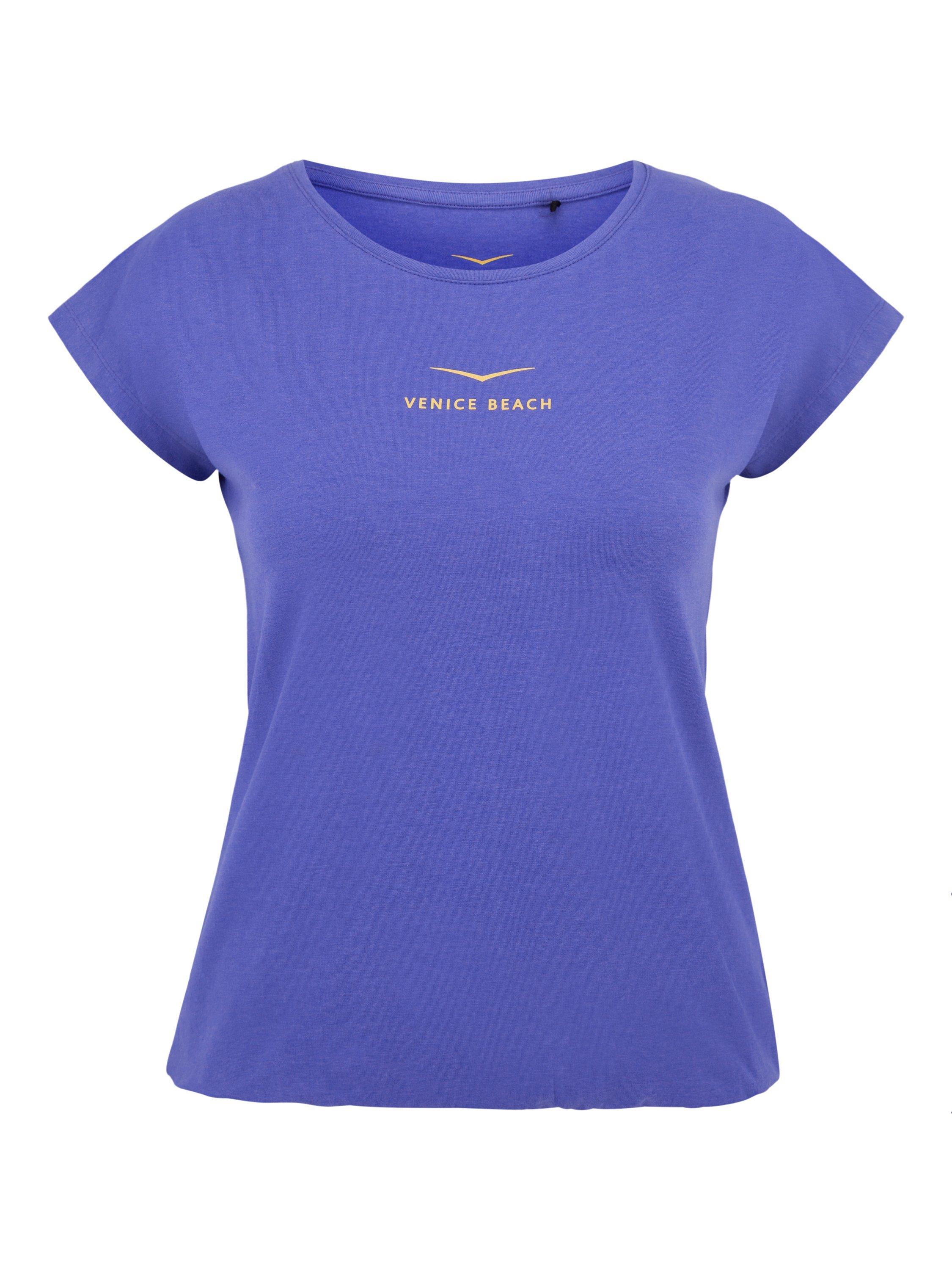 Product image 4 of 7, which shows Venice Beach Wonder Gym T-Shirt, Iris Butterfly, S