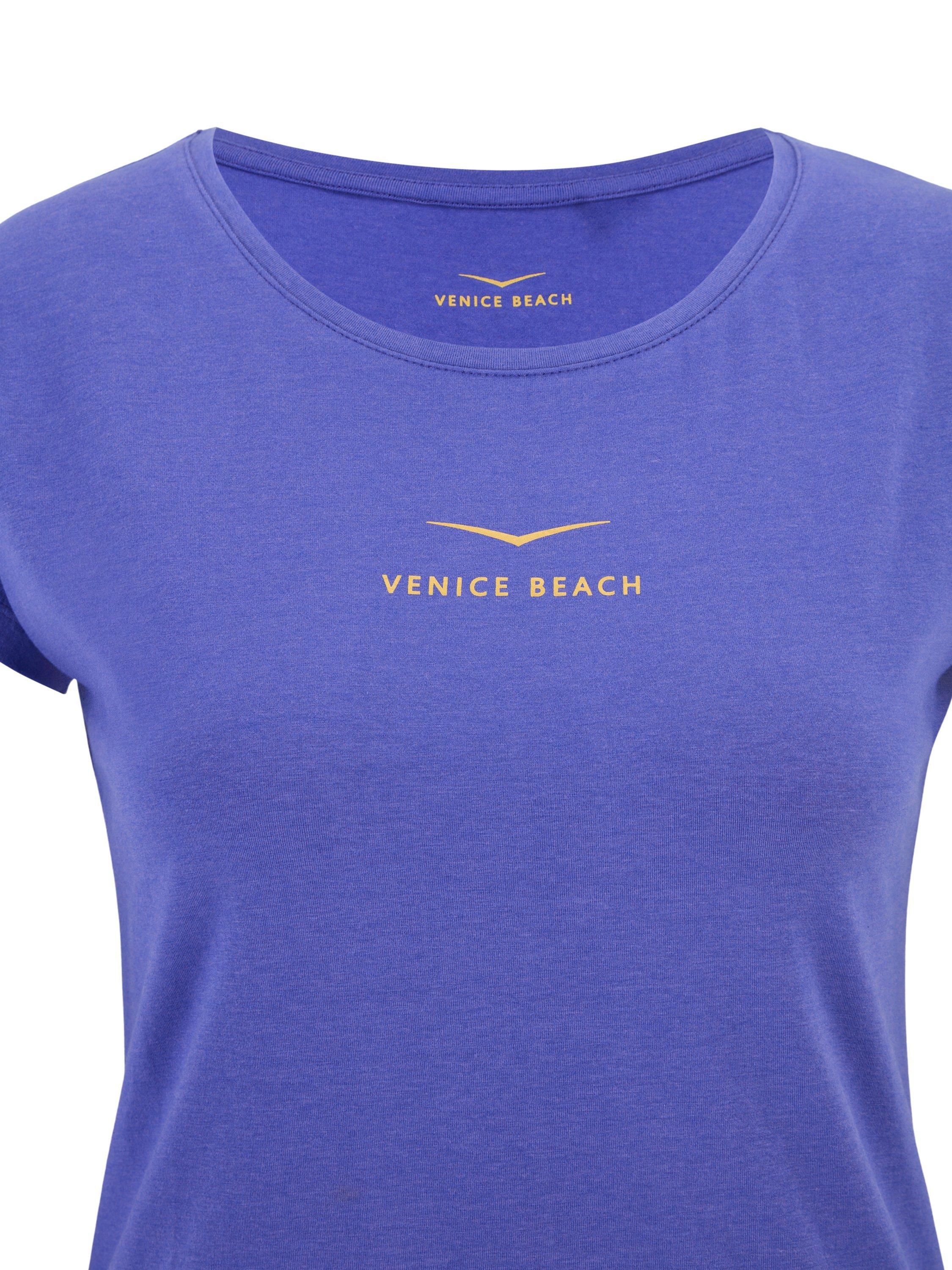 Product image 7 of 7, which shows Venice Beach Wonder Gym T-Shirt, Iris Butterfly, S