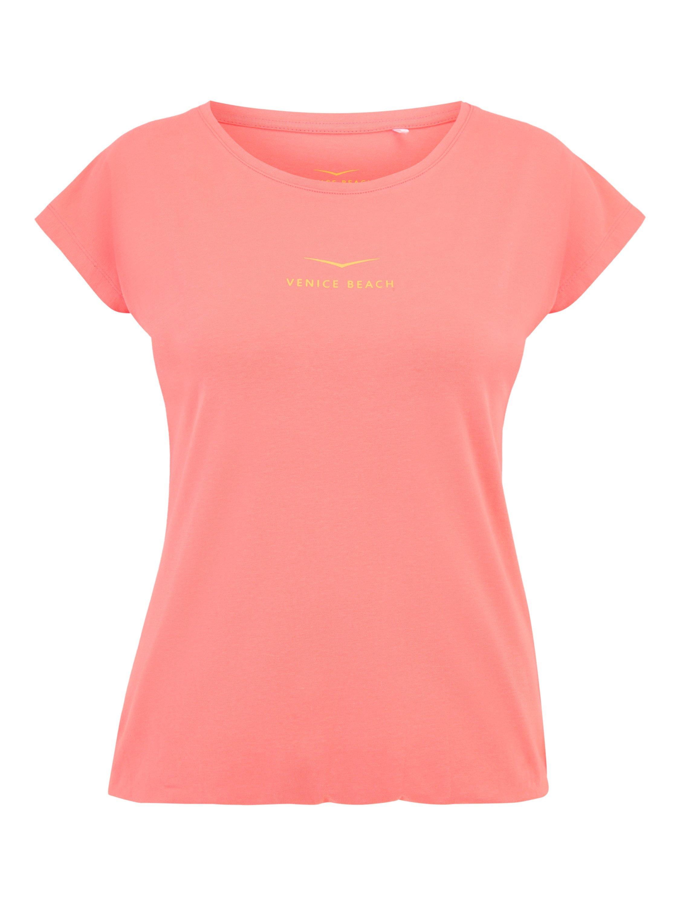 Product image 4 of 7, which shows Venice Beach Wonder Gym T-Shirt, Marigold, S