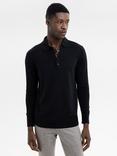 Blake Mill Cashmere Blend Knitted Polo Shirt