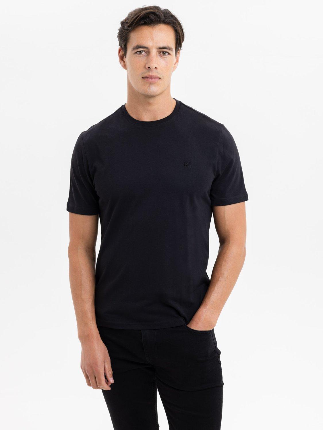 Product image 1 of 5, which shows Blake Mill Organic Cotton Relaxed Fit T-Shirt, Black, S