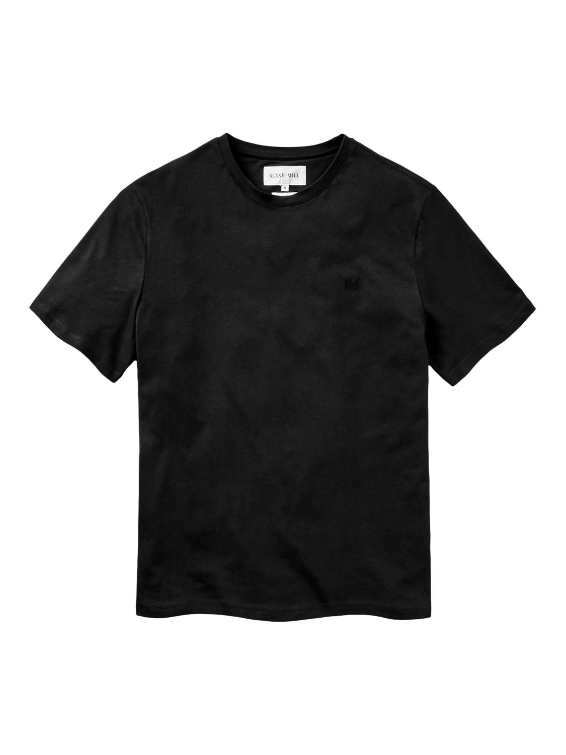 Product image 2 of 5, which shows Blake Mill Organic Cotton Relaxed Fit T-Shirt, Black, S