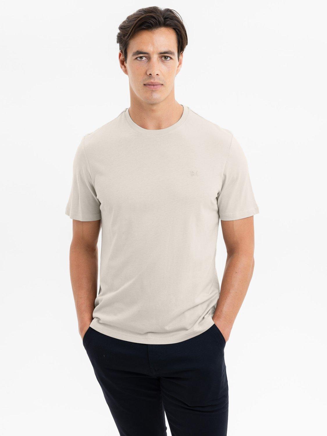 Product image 1 of 5, which shows Blake Mill Organic Cotton Relaxed Fit T-Shirt, Stone, S