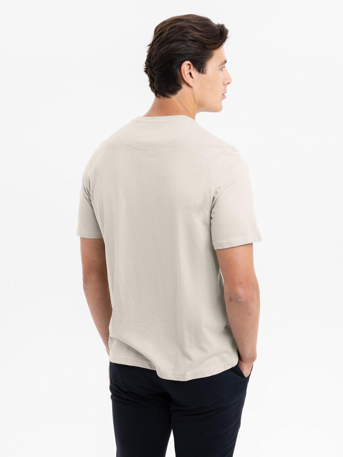 Product image 4 of 5, which shows Blake Mill Organic Cotton Relaxed Fit T-Shirt, Stone, S