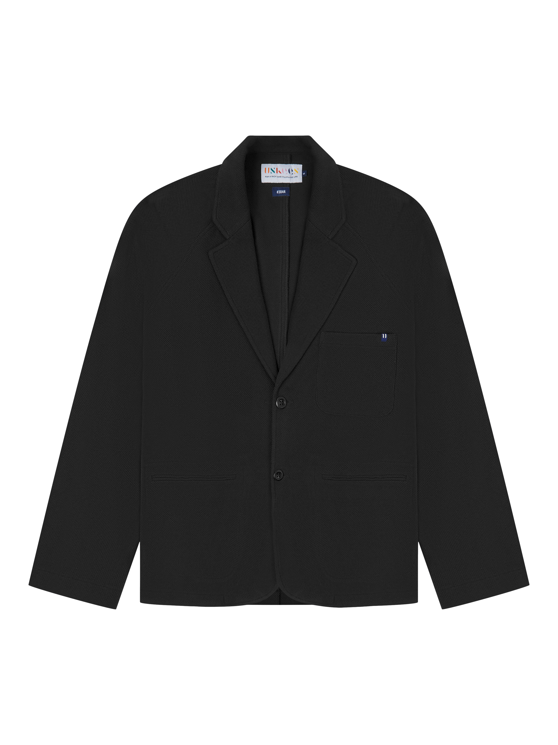 Uskees Organic Cotton Blazer, Charcoal