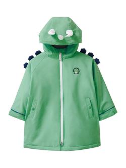 Roarsome Kids' Spike Waterproof Outdoor Changing Robe, Green - view 2, Green