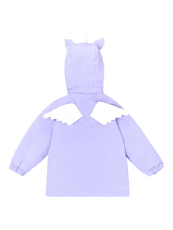 Roarsome Kids' Sparkle Waterproof Everyday Coat, Lilac - view 2, Lilac
