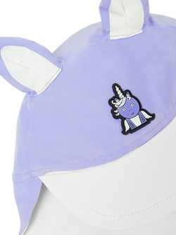 Roarsome Kids' Sparkle Sun Cap, Lilac - view 2, Lilac