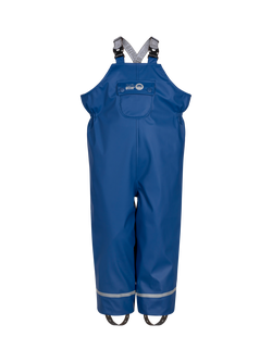 Spotty Otter Kids' Forest Leader Insulated Waterproof Dungarees, Navy, Navy