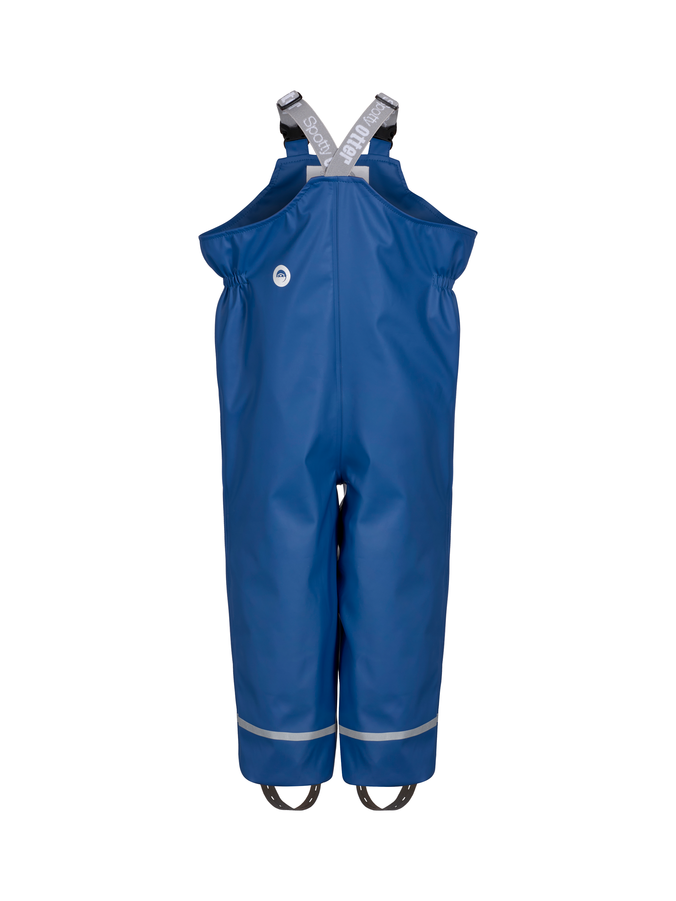 Product image 2 of 9, which shows Spotty Otter Kids' Forest Leader Insulated Waterproof Dungarees, Navy, 1-2 years