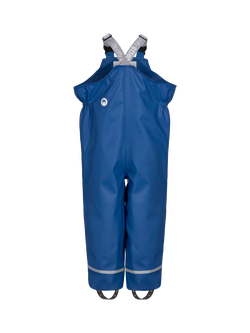Spotty Otter Kids' Forest Leader Insulated Waterproof Dungarees, Navy - view 2, Navy