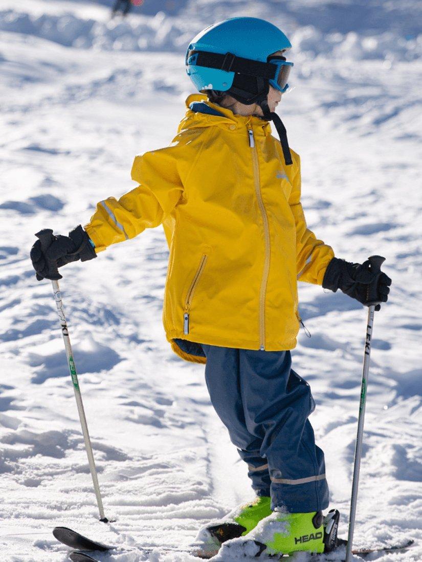 Product image 9 of 9, which shows Spotty Otter Kids' Forest Leader Insulated Waterproof Dungarees, Navy, 1-2 years