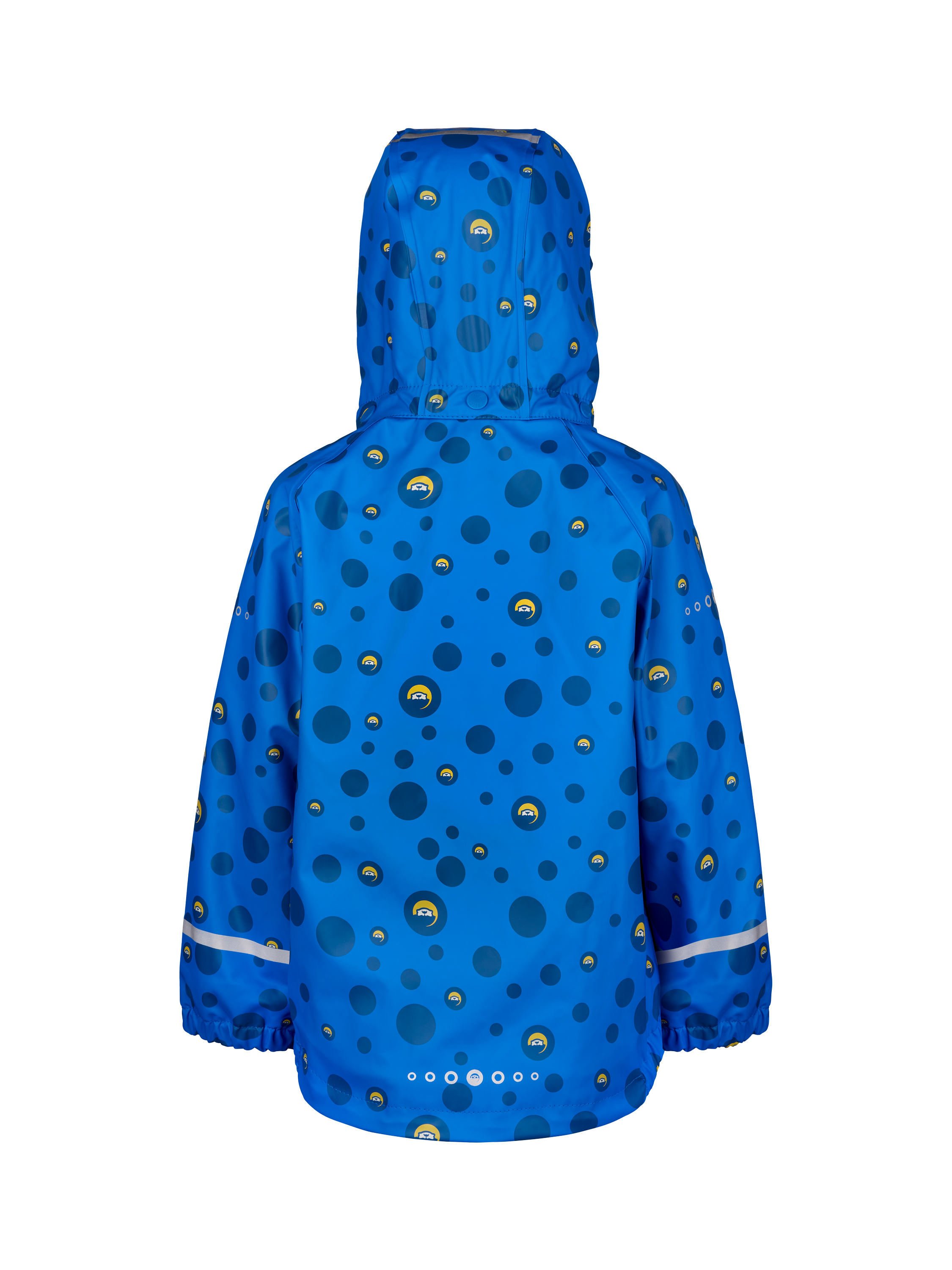 Product image 2 of 6, which shows Spotty Otter Kids' Forest Leader Insulated Printed Waterproof Jacket, Blue/Multi, 1-2 years