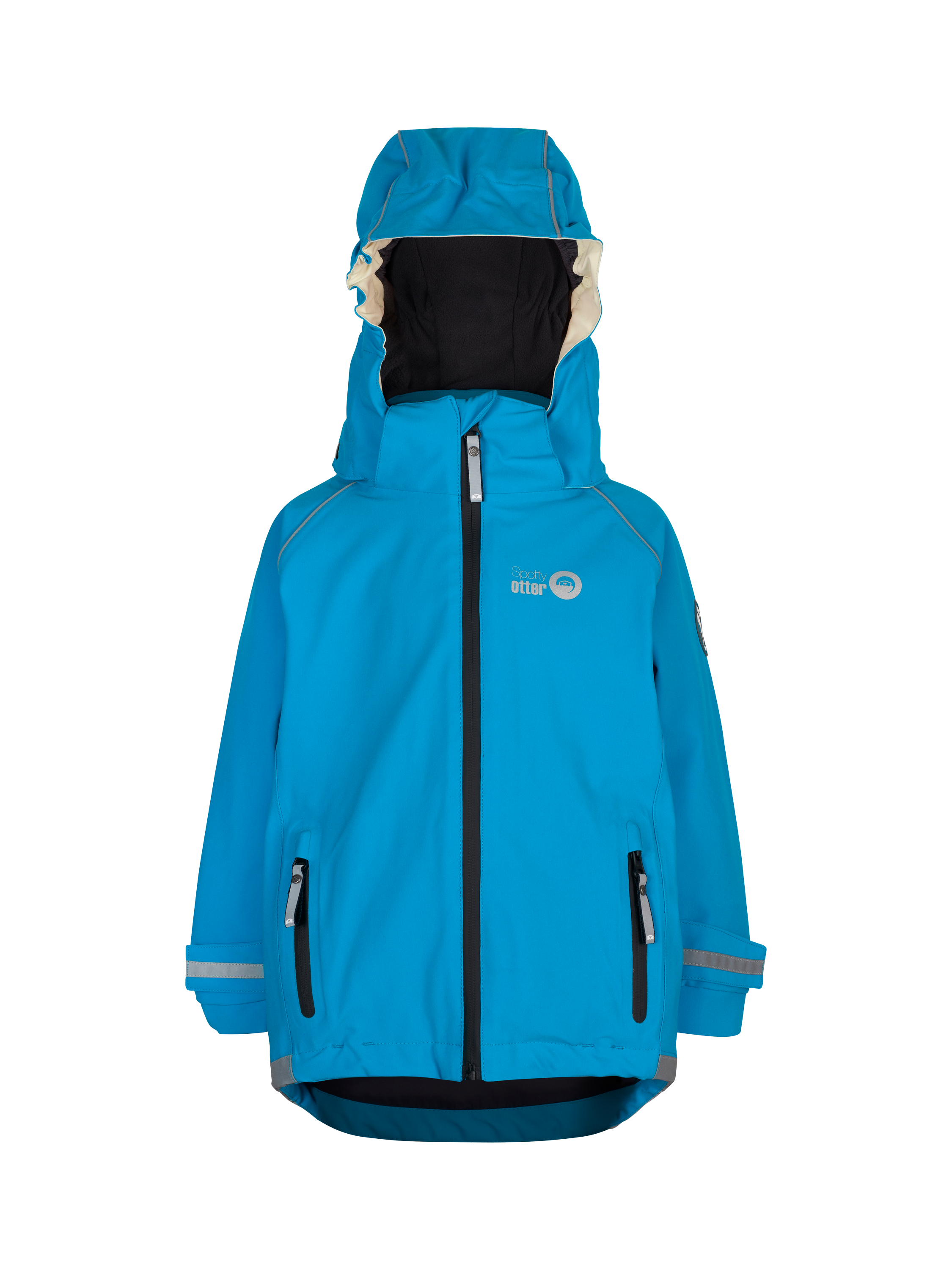 Product image 1 of 9, which shows Spotty Otter Kids' Patrol Insulated Waterproof Jacket, Methyl Blue, 2-3 years