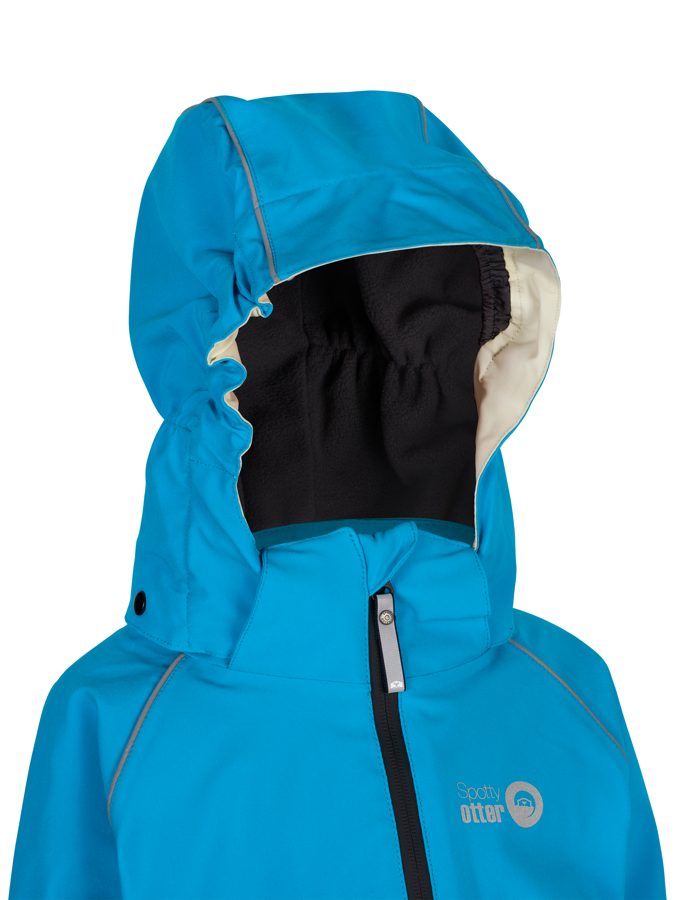 Product image 6 of 9, which shows Spotty Otter Kids' Patrol Insulated Waterproof Jacket, Methyl Blue, 2-3 years