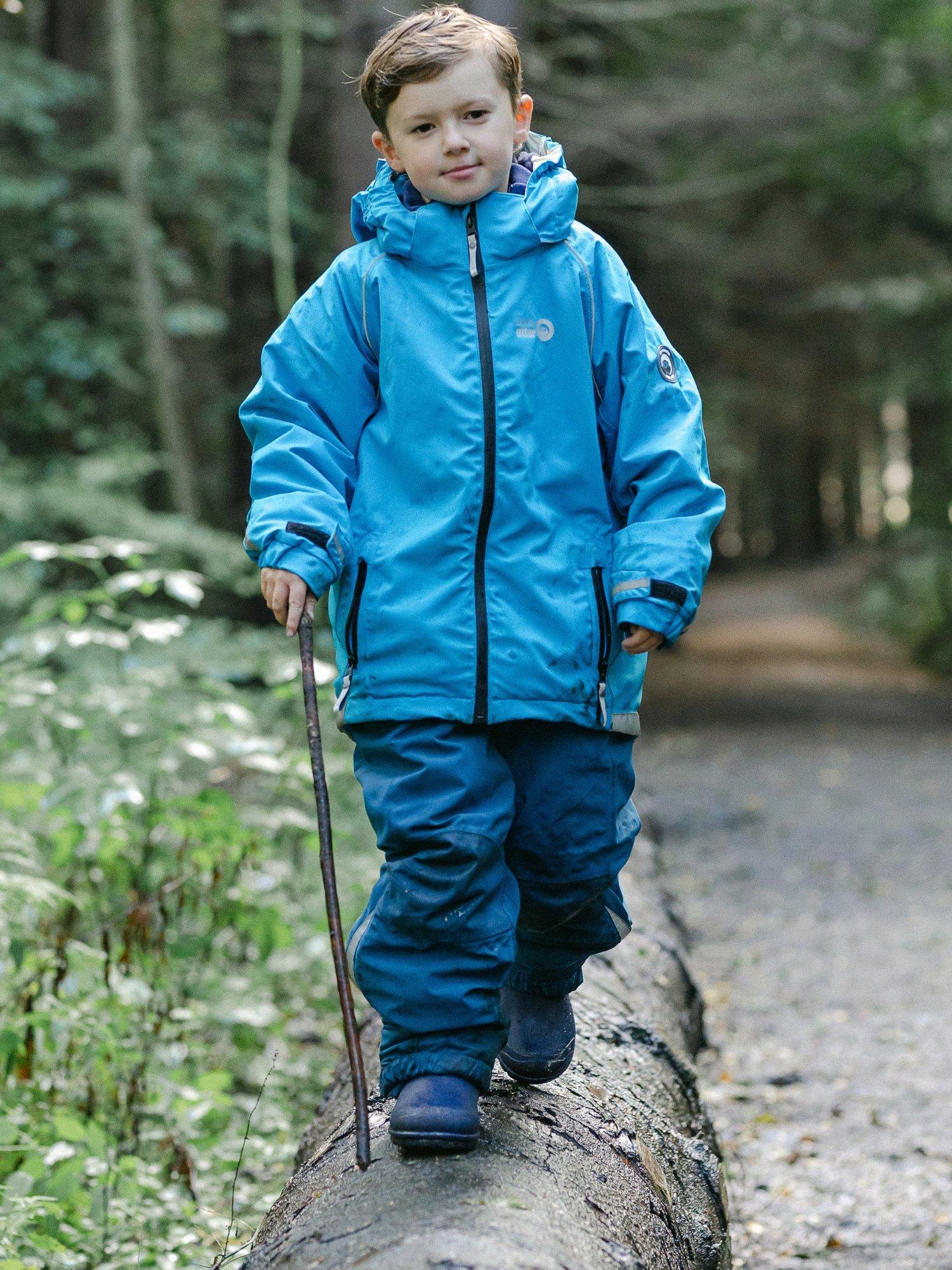 Product image 7 of 9, which shows Spotty Otter Kids' Patrol Insulated Waterproof Jacket, Methyl Blue, 2-3 years
