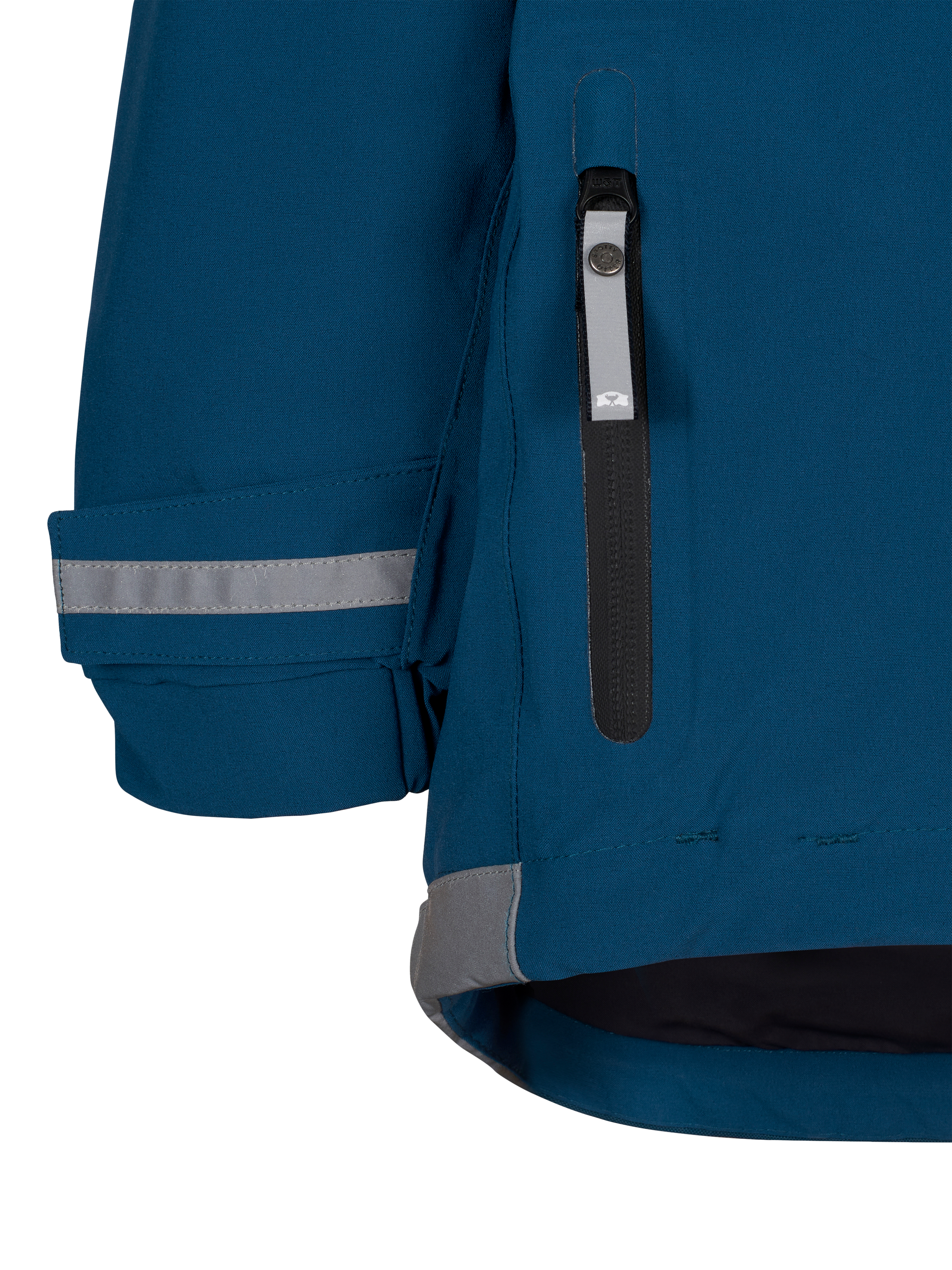 Product image 4 of 8, which shows Spotty Otter Kids' Patrol Insulated Waterproof Jacket, Navy, 2-3 years