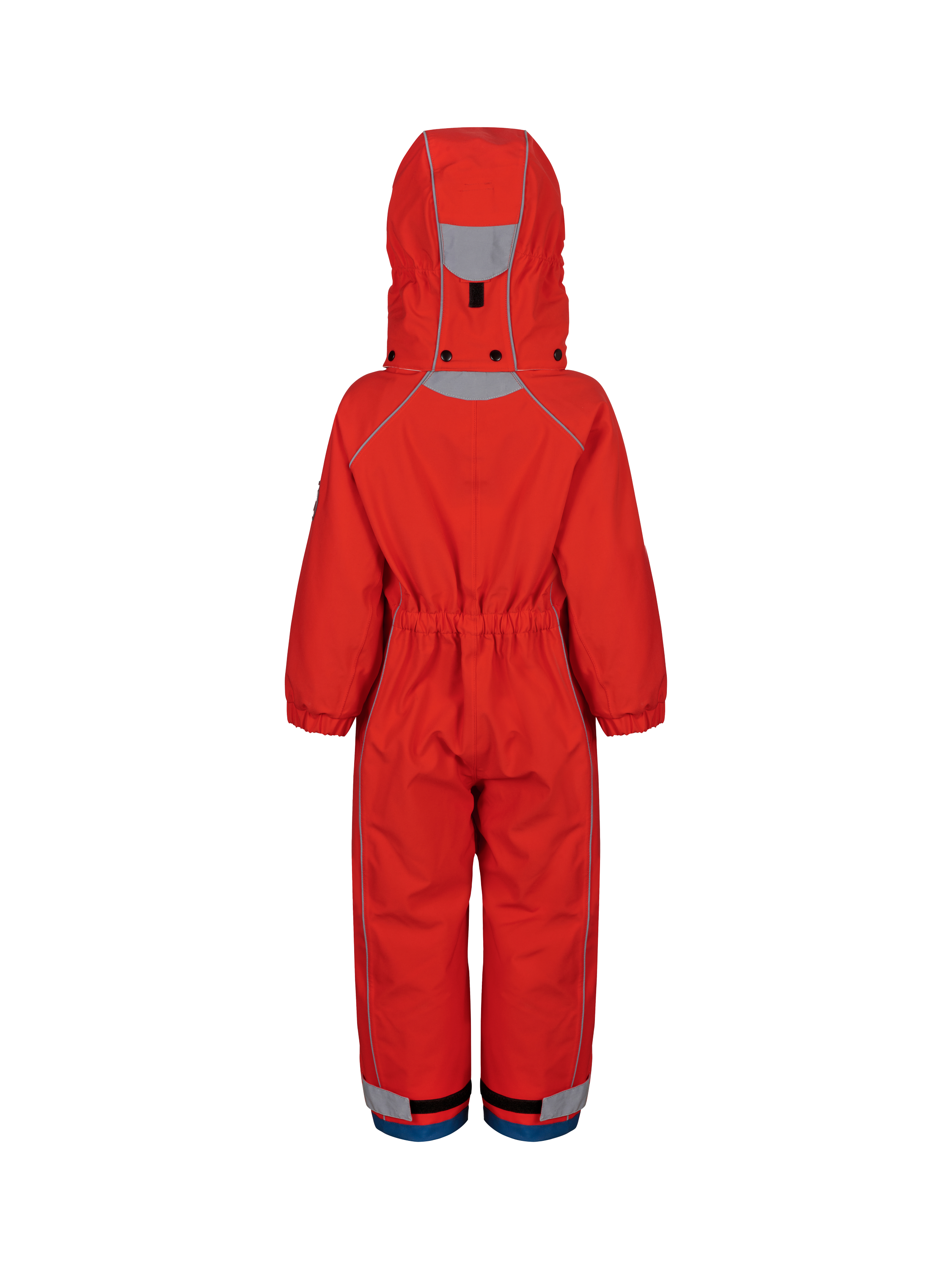 Product image 2 of 8, which shows Spotty Otter Kids' Patrol Insulated Waterproof Splashsuit, Fiery Red, 1-2 years