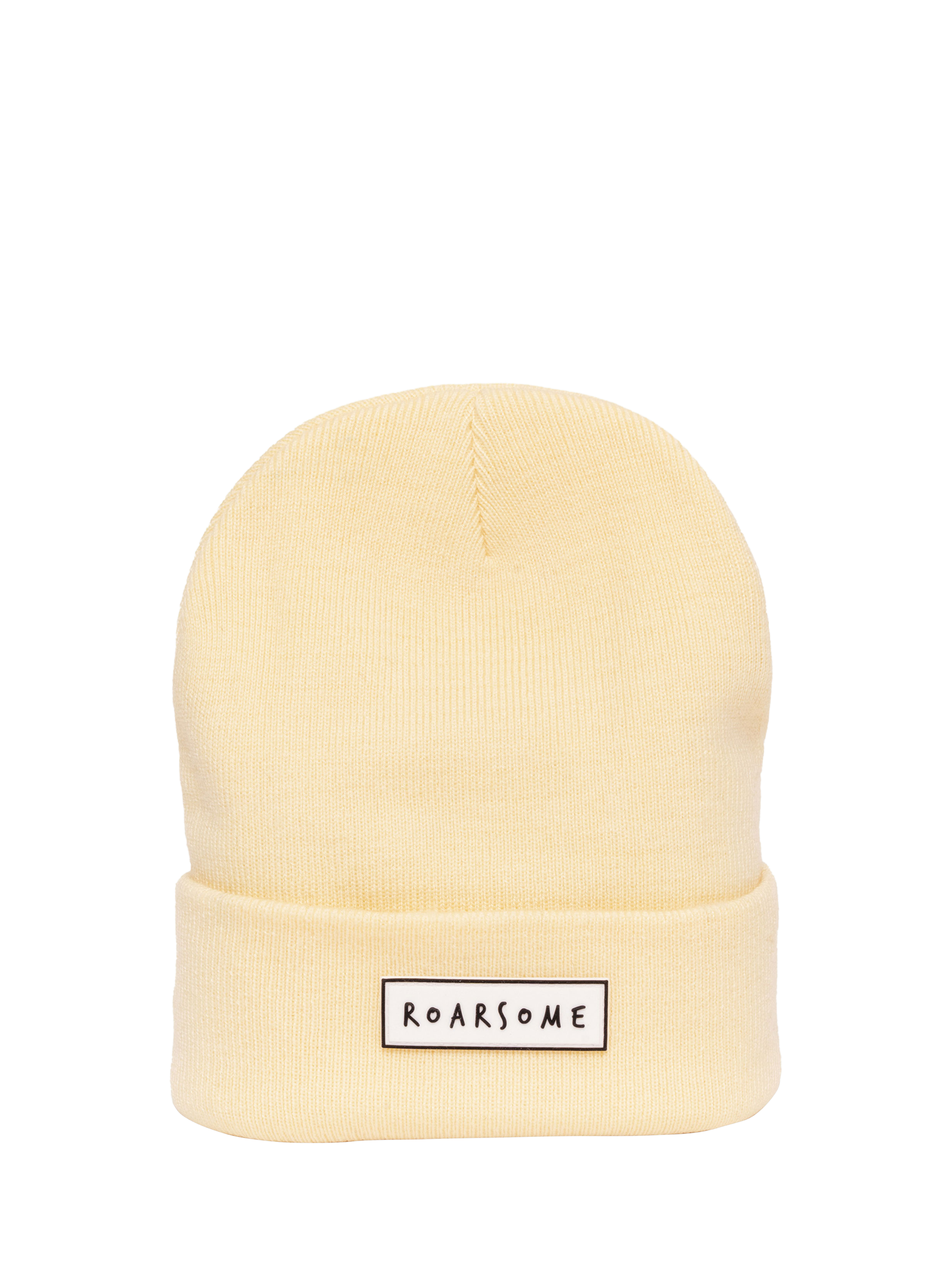 Product image 1 of 1, which shows Roarsome Kids' Beanie Hat, Lemon, One Size