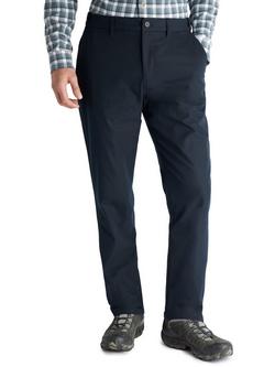 Rohan Men's Dry District Waterproof Chino Trousers, Deep Oak Brown, True Navy