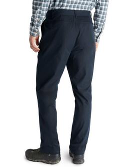 Rohan Men's Dry District Waterproof Chino Trousers, Deep Oak Brown - view 2, True Navy