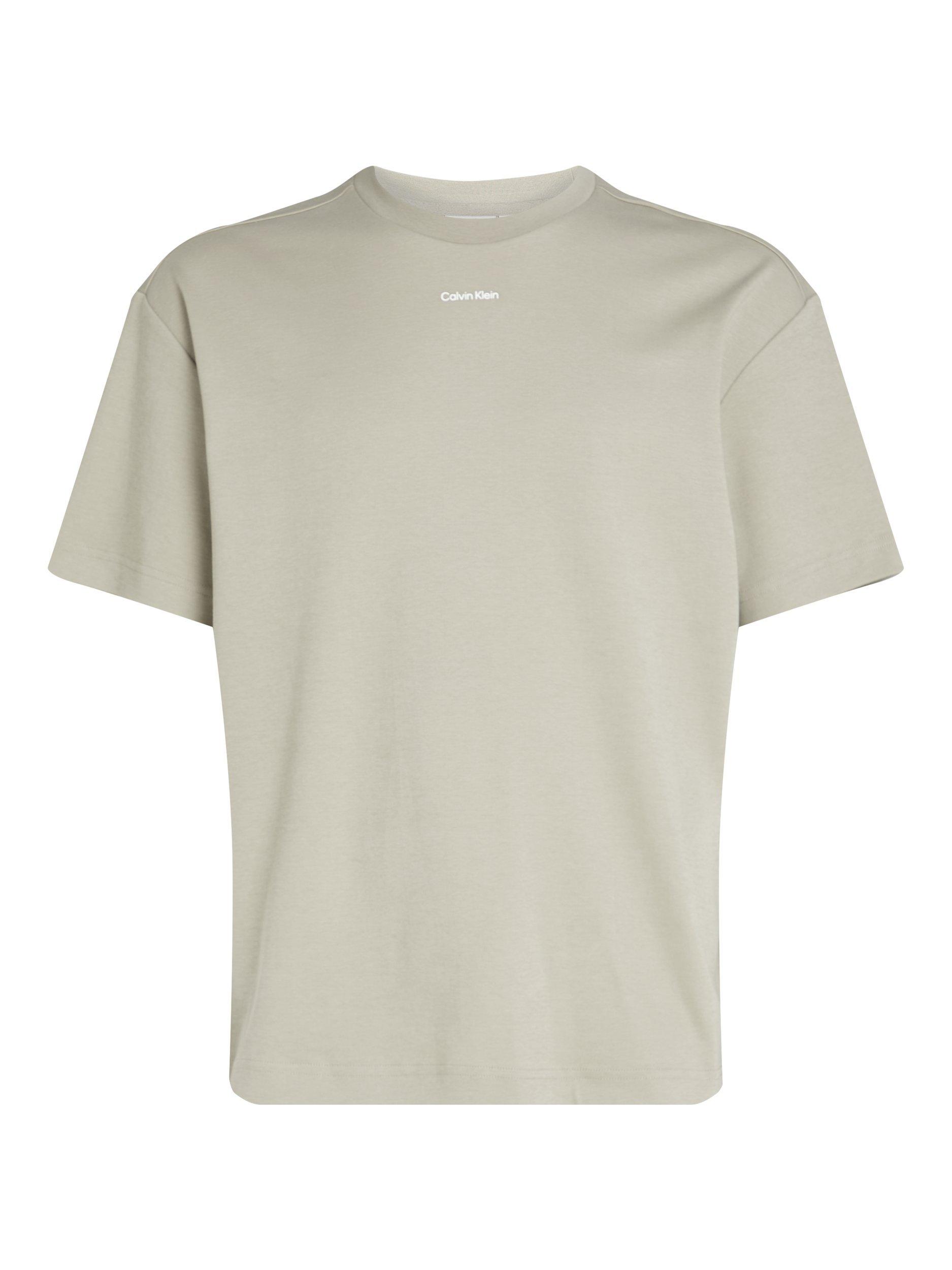 Product image 4 of 6, which shows Calvin Klein Nano Logo T-Shirt, Vintage Khaki, M