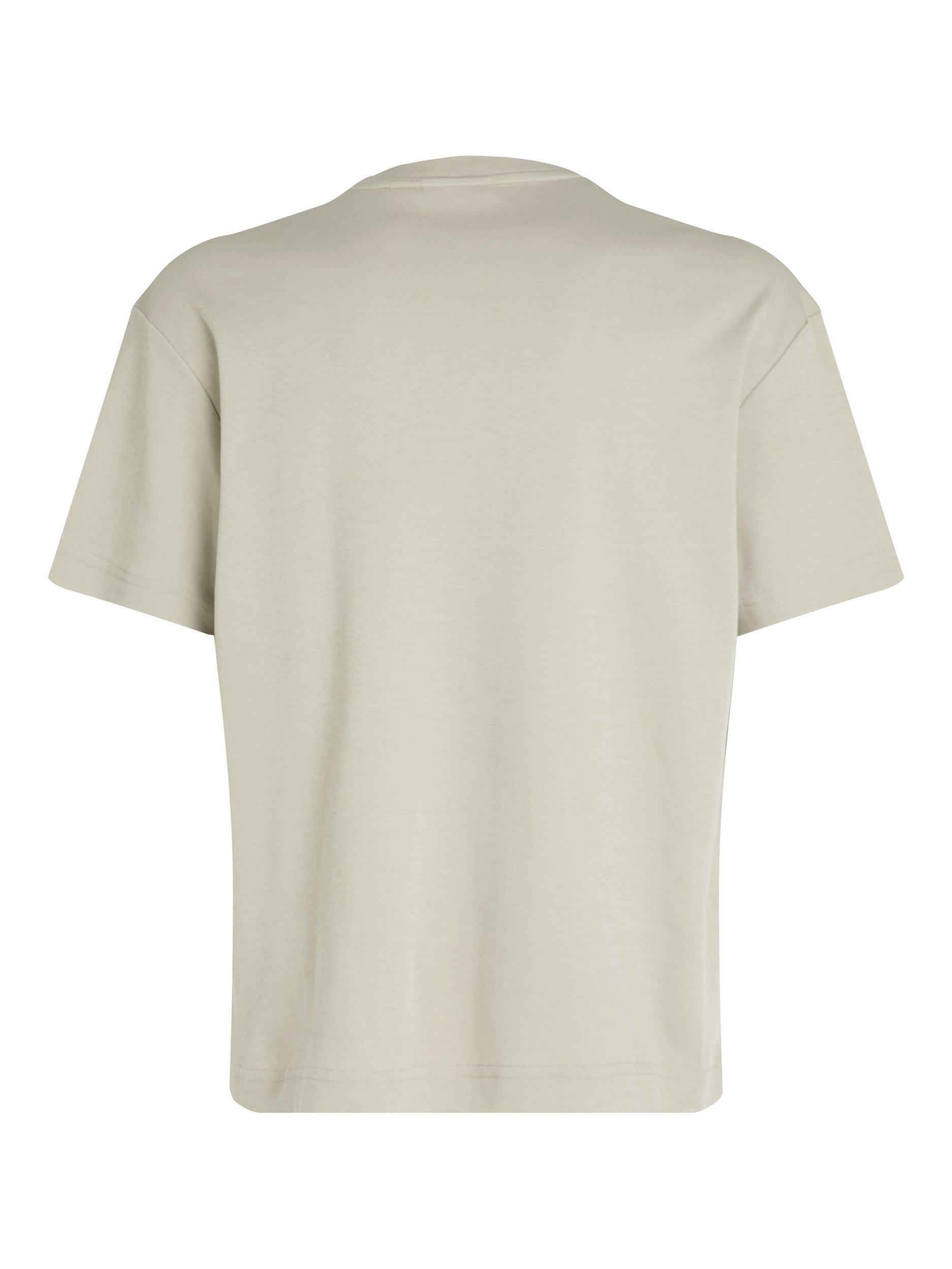 Product image 5 of 6, which shows Calvin Klein Nano Logo T-Shirt, Vintage Khaki, M