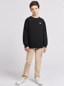 Lee Kids' Badge Crew Neck Sweatshirt - view 2, Black