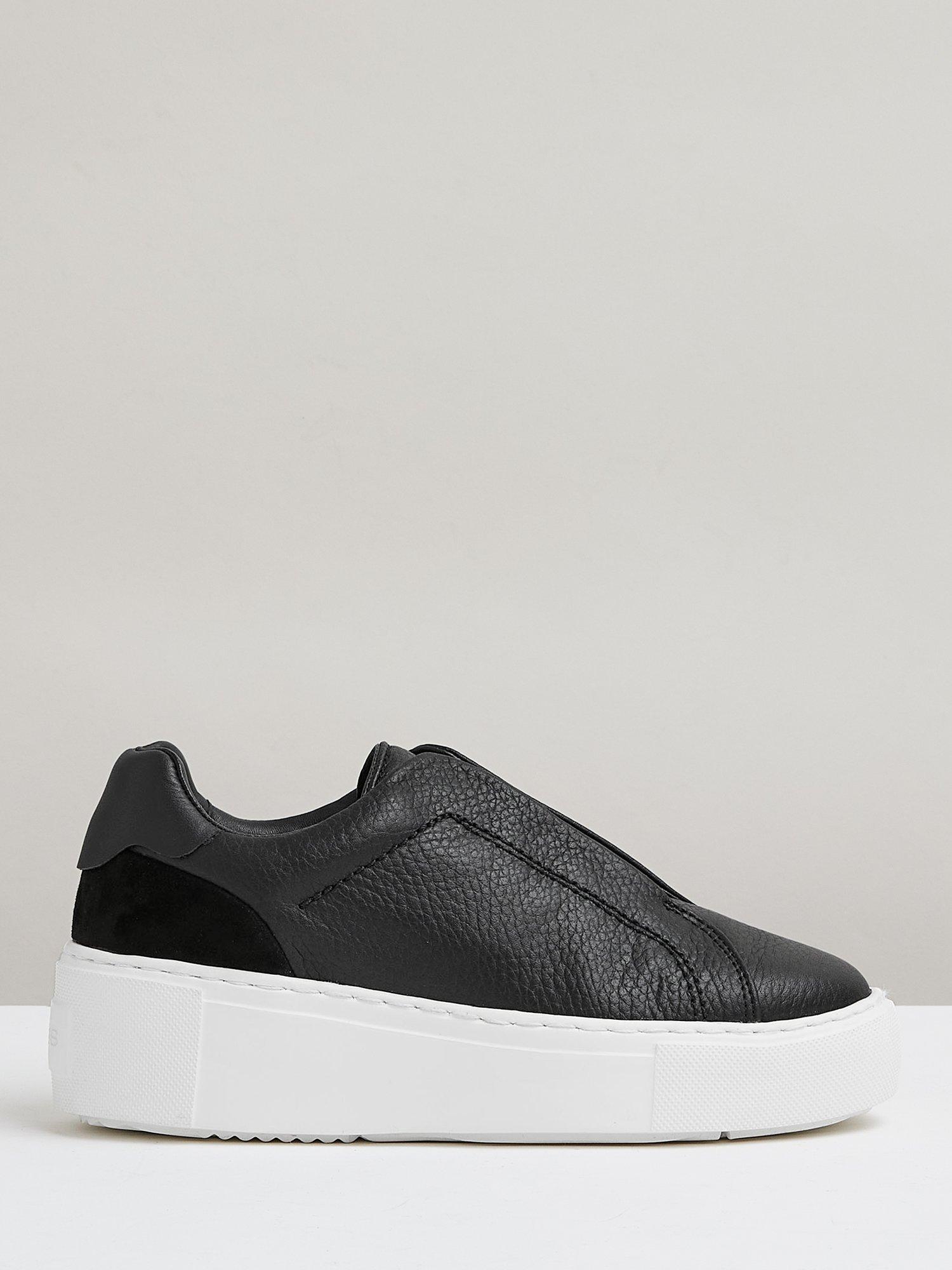 Reiss Casey Leather Chunky Trainers