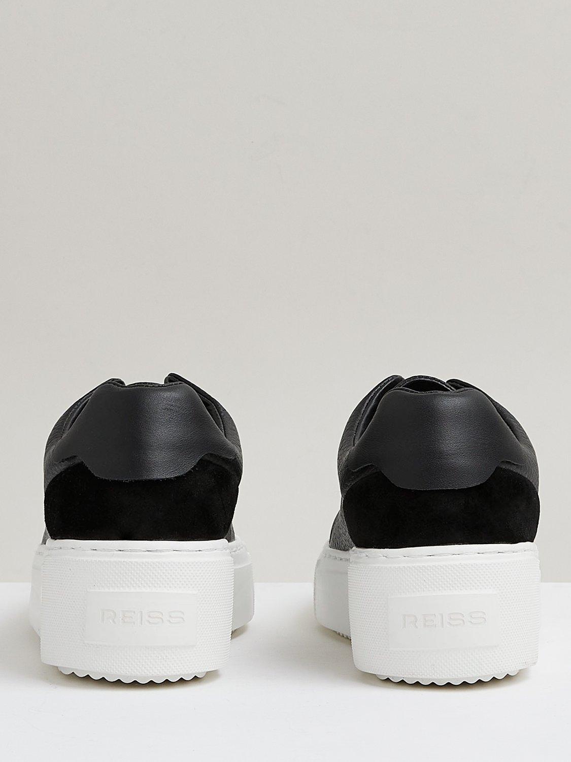 Reiss Casey Leather Chunky Trainers
