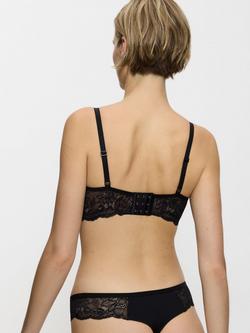 Triumph Amourette Charm N03 Non-Wired Lace Bra, Black - view 2, Black