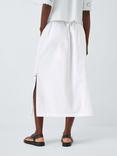 AND/OR Effie Embroidered Cotton Blend Skirt, White