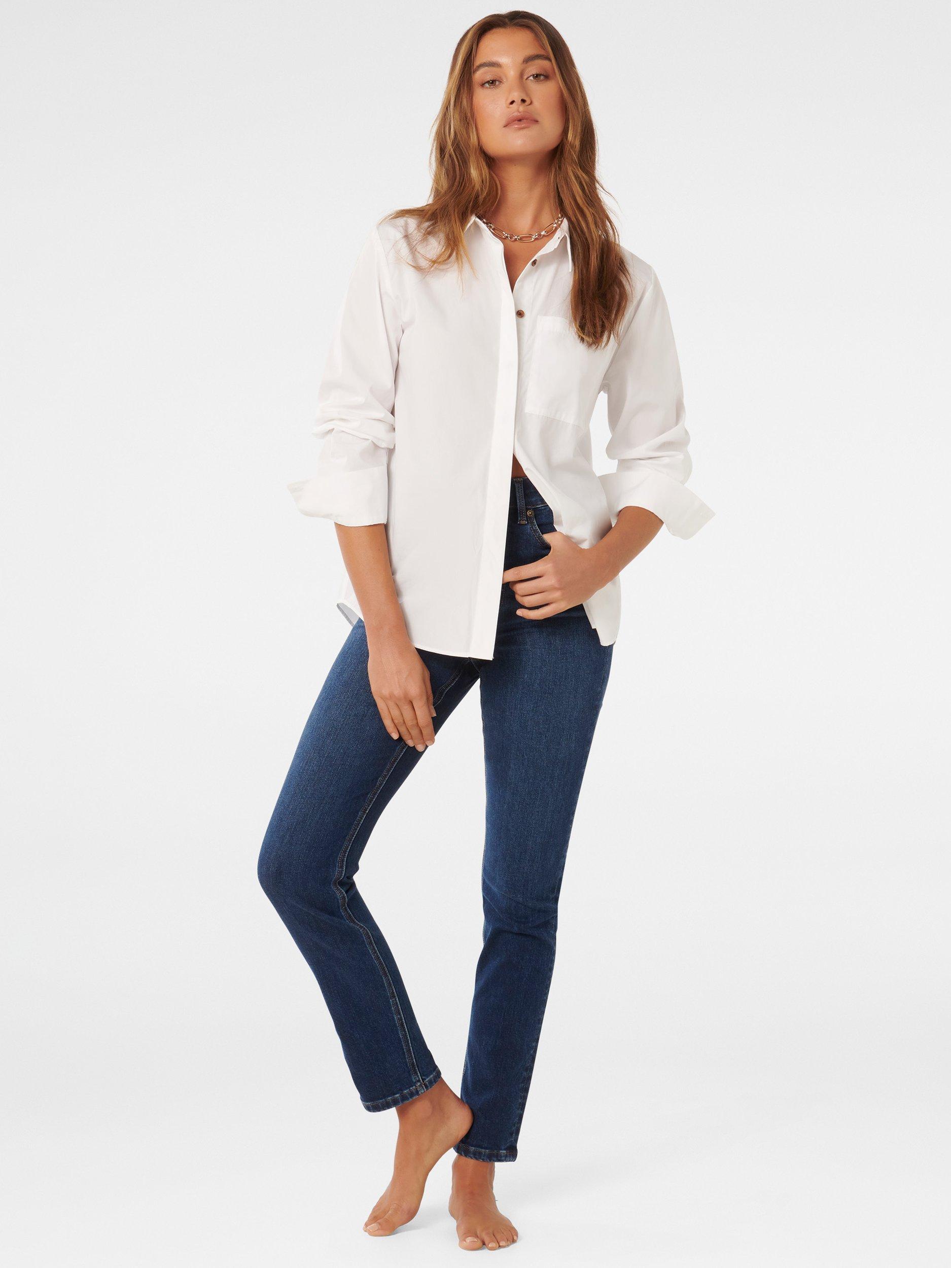 Product image 1 of 5, which shows Forever New Myla Skinny Jeans, Dark Wash, 4