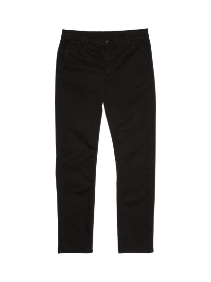 Nudie Jeans Easy Alvin Chino Trousers, Black