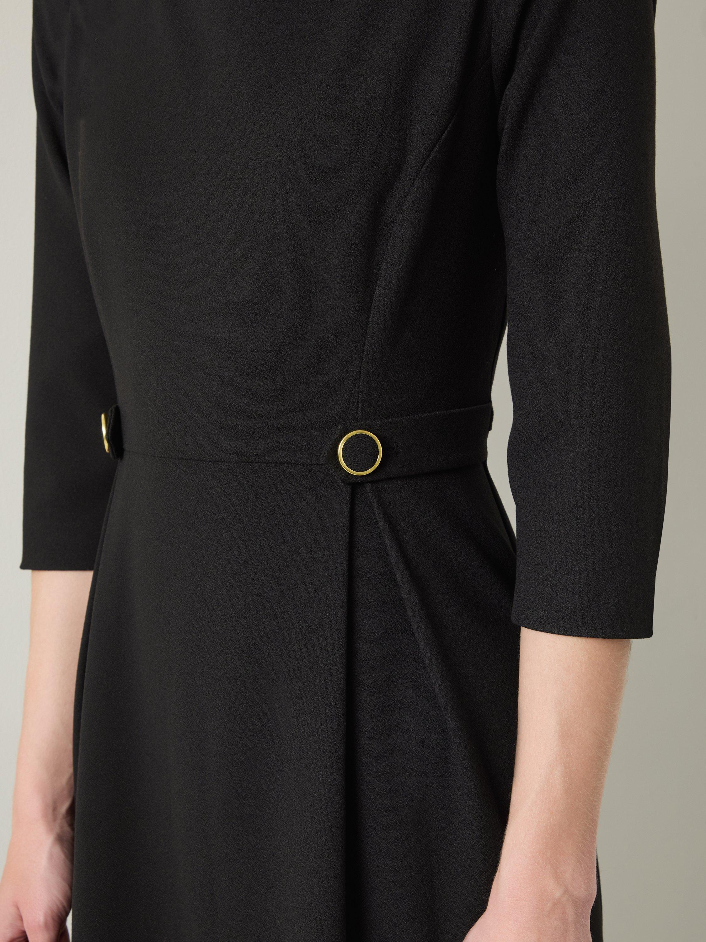 Product image 4 of 5, which shows L.K.Bennett Halina A-Line Dress, Black, 6