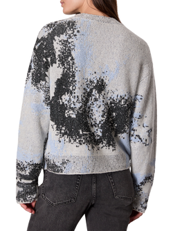 rag & bone Estelle Abstract Jumper, Multi - view 2, Multi
