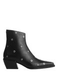 rag & bone Joni Stud Leather Boots, Black