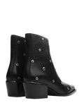 rag & bone Joni Stud Leather Boots, Black