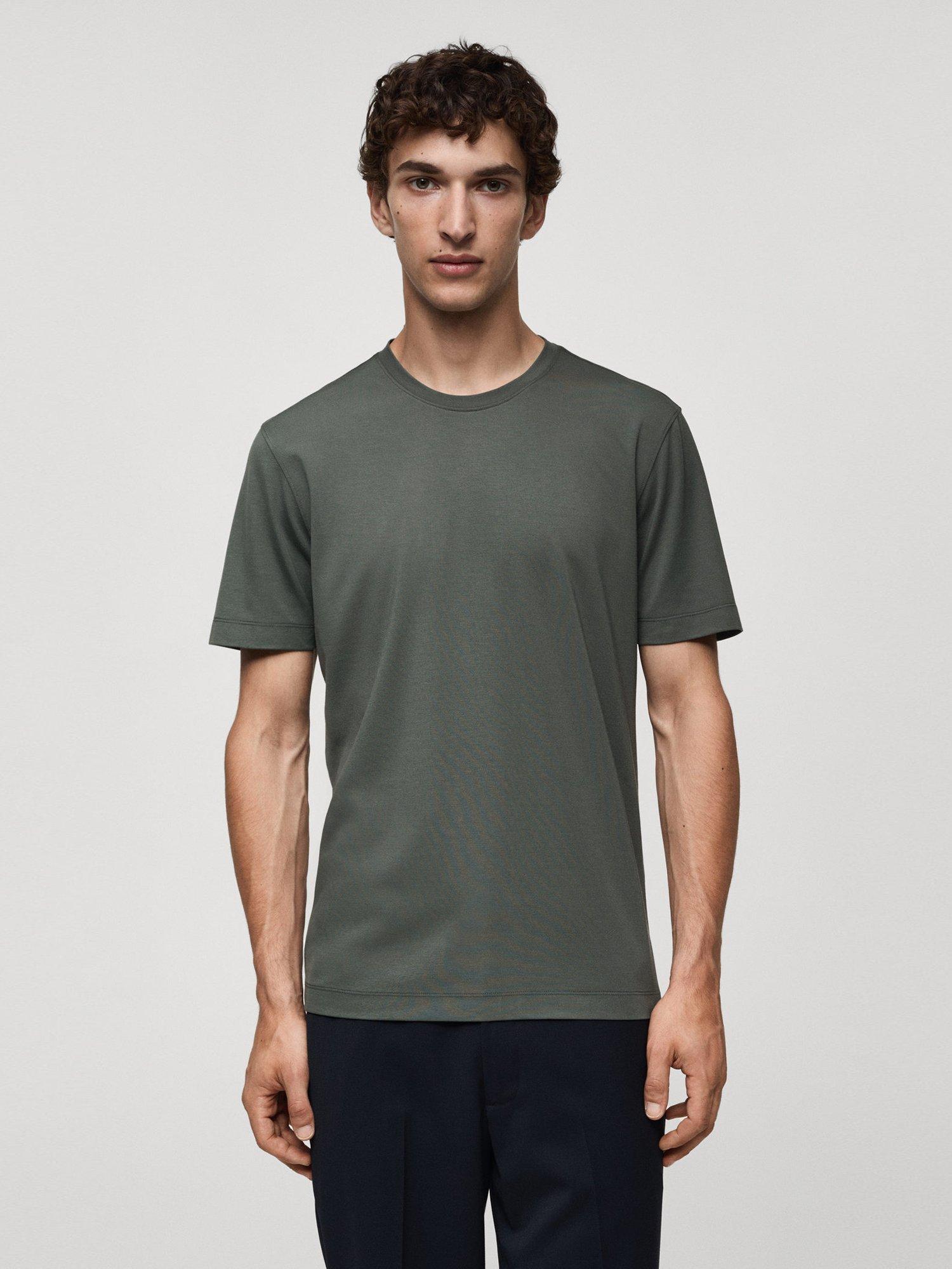 Mango Siponto T-Shirt, Green