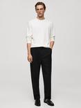 Mango Aaron Trousers, Black