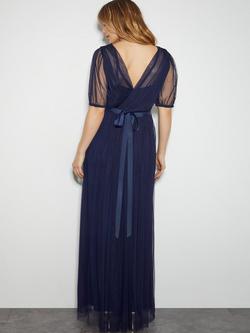 Monsoon Ellie Maxi Dress - view 2, Navy