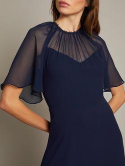 Monsoon Mona Maxi Dress - view 2, Navy